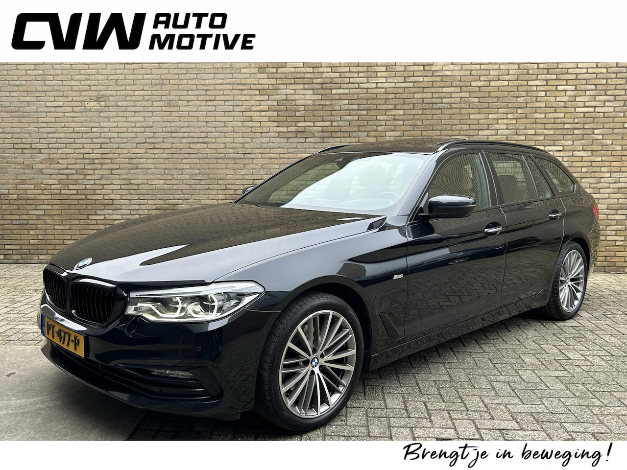 BMW 5-serie Touring - 520d High Executive | Sportline | Panoramadak | Sportstoelen | Navigatie | Wegklapbare tre - AutoWereld.nl