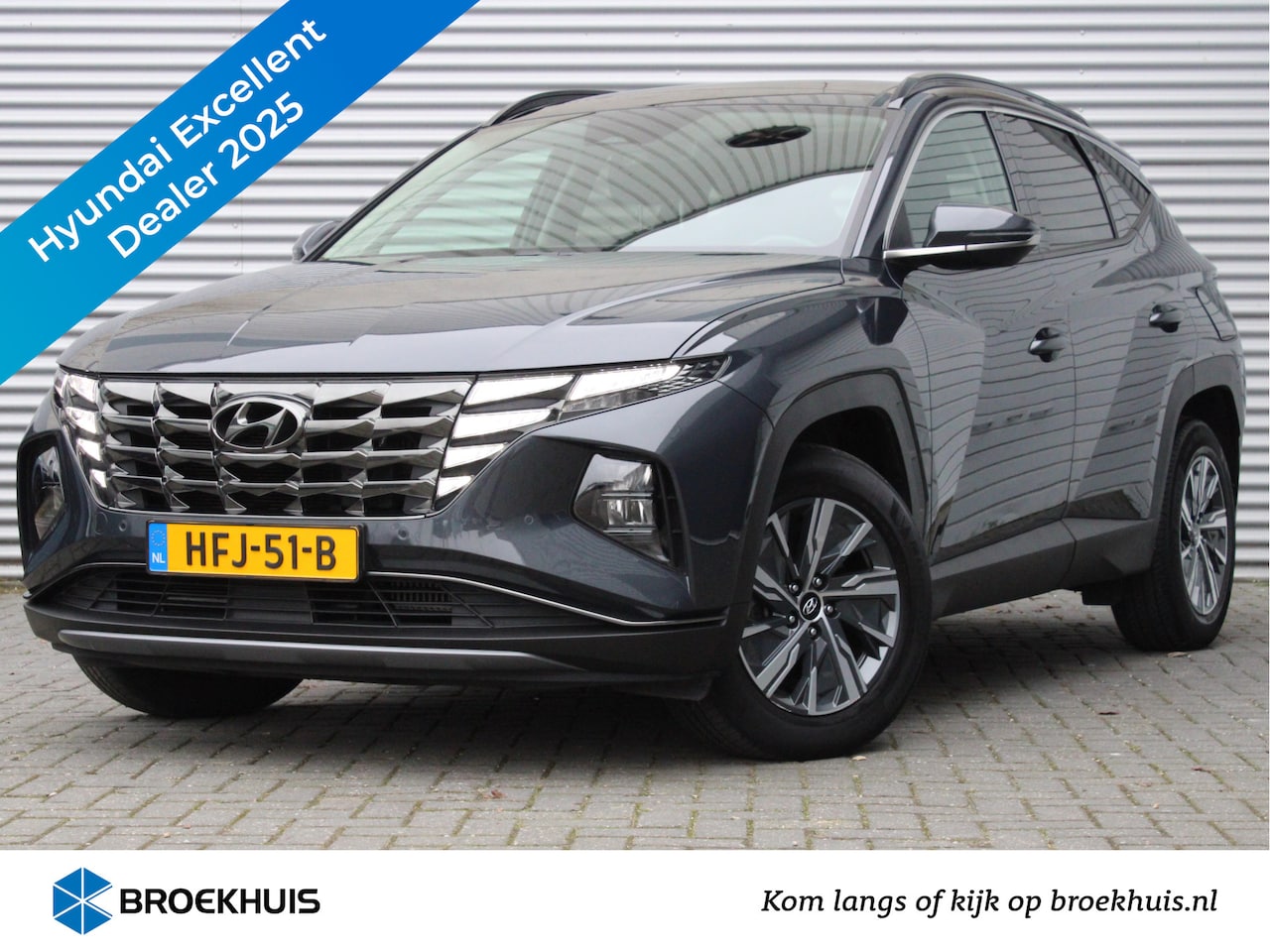 Hyundai Tucson - 1.6 T-GDI HEV Comfort Smart Sky 230pk Automaat | Schuif-kanteldak | Stoelverwarming | Navi - AutoWereld.nl