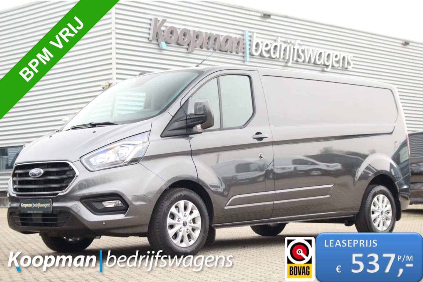 Ford Transit Custom - 320 2.0TDCI 130pk L2H1 Trend | Automaat | Trekhaak | Camera | Carplay/Android | Lease 537, - AutoWereld.nl