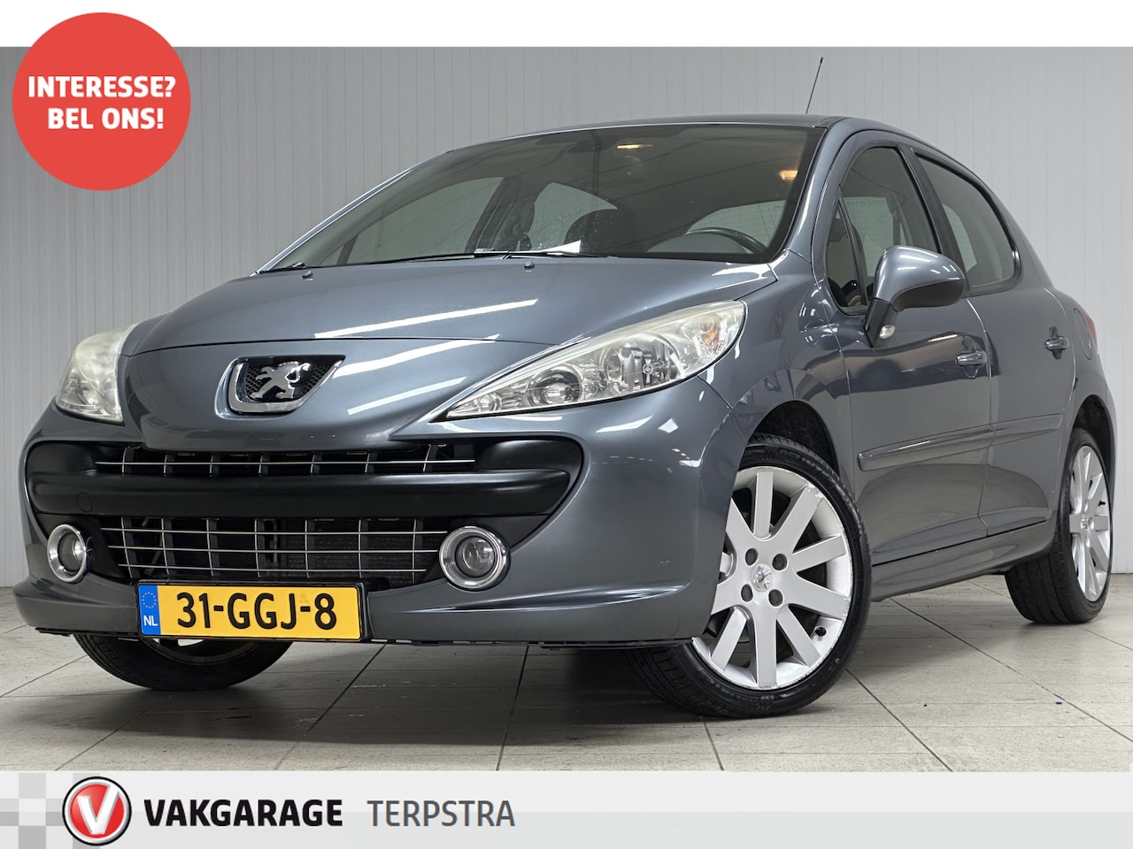 Peugeot 207 - 1.6 VTi XS Pack/ 17''LMV/ Clima/ Cruise/ Radio-CD/ LEDER.Stuur/ Elek.pakket/ Isofix/ C.V.A - AutoWereld.nl