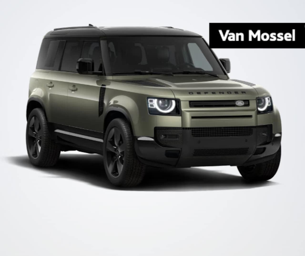 Land Rover Defender 110 - 2.0 P300e 110 X-Dynamic SE | Fiscaal Voordeel | 22" zwarte wielen | Khaki resist bekleding - AutoWereld.nl