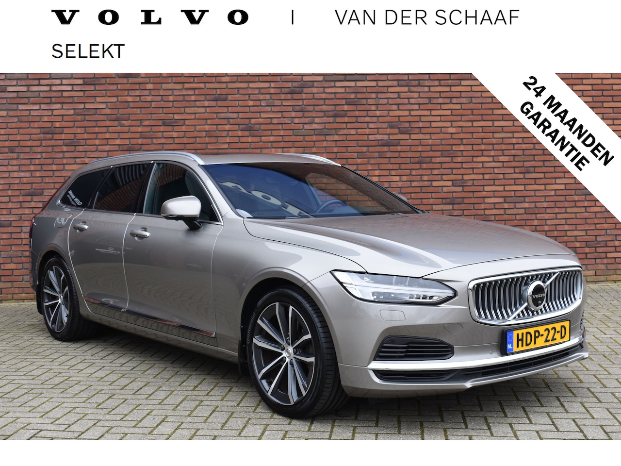 Volvo V90 - T8 390PK AWD Inscription | Lounge Pack | Trekhaak | Harman/Kardon | Climate Pro | - AutoWereld.nl