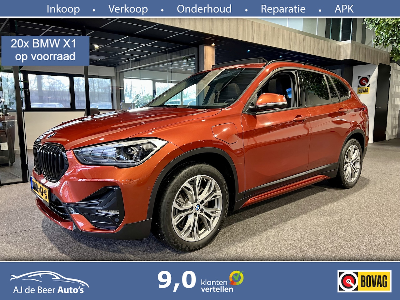 BMW X1 - xDrive25e High Executive Edition Panorama | Camera | Orange | Uniek - AutoWereld.nl