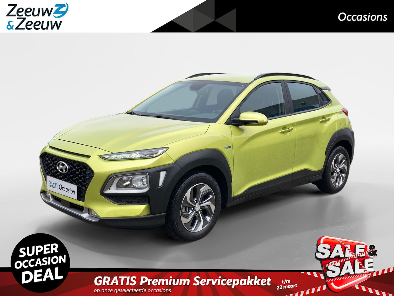 Hyundai Kona - 1.6 GDI HEV Comfort | Perfecte staat! | Navi | Camera | Clima - AutoWereld.nl