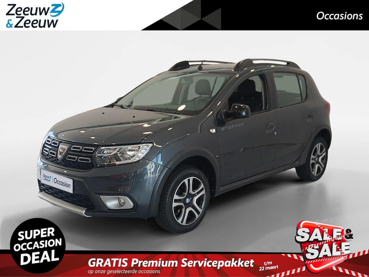 Dacia Sandero Stepway - 1.0 TCe Bi-Fuel Serie Limitee 15th Anniv. *Navi+Camera*Climate*Parkeersensoren*IN ZEER NET - AutoWereld.nl