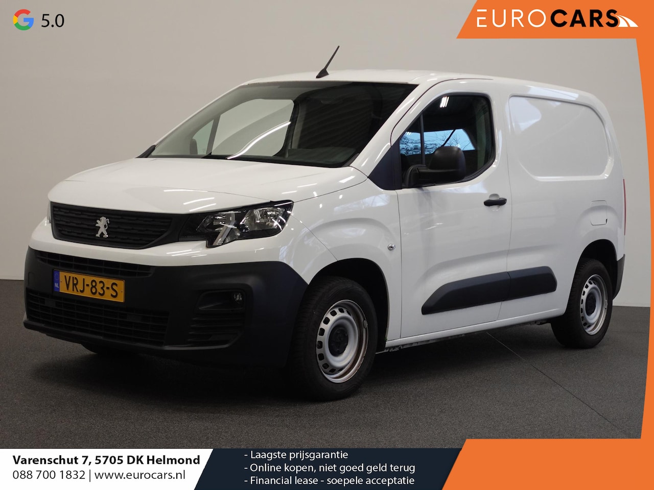 Peugeot Partner - 1.5 BlueHDI 100 PK Premium Airco Cruise Control Carplay Navi PDC Achter Nette Auto! - AutoWereld.nl