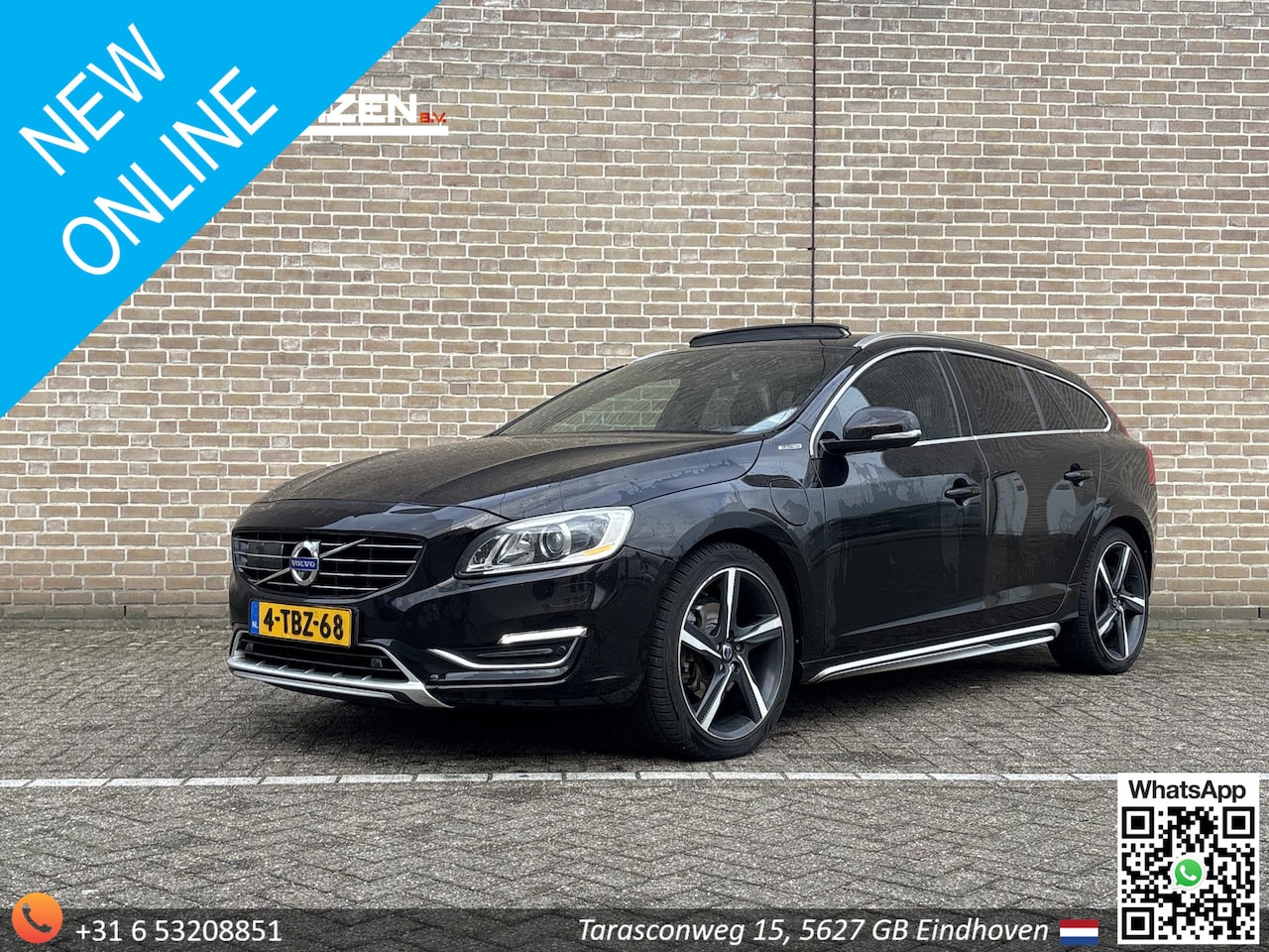 Volvo V60 - 2.4 D6 AWD Plug-In Hybrid Summum | Schuifdak | Leder | Climate | Cruise | Navi | Camera | - AutoWereld.nl