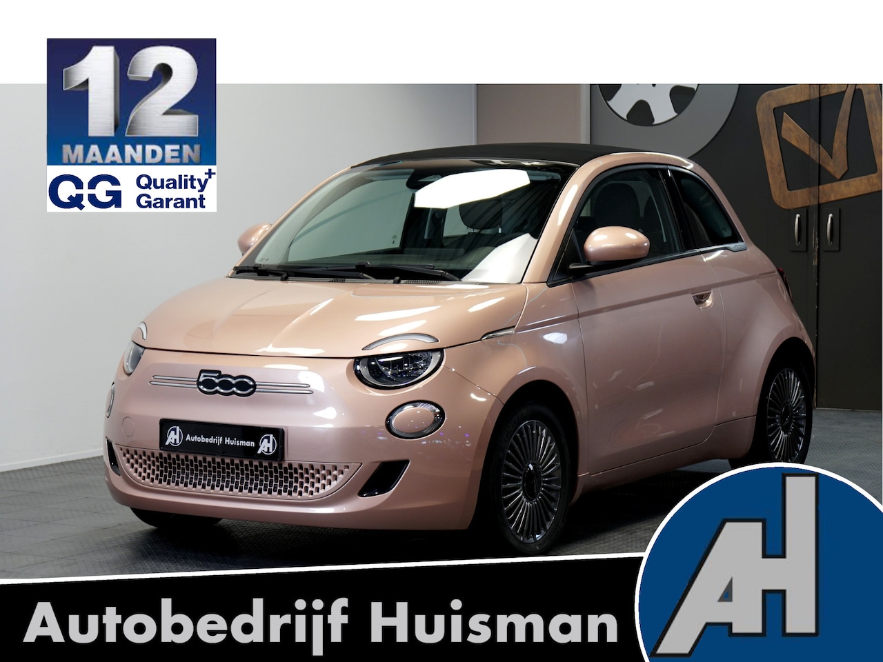 Fiat 500 C - Icon 42 kWh CABRIODAK ELEKTRISCH + NAVI KLEUR + CLIMA + CRUISE + LANE ASSIST + NAVI GROOT - AutoWereld.nl