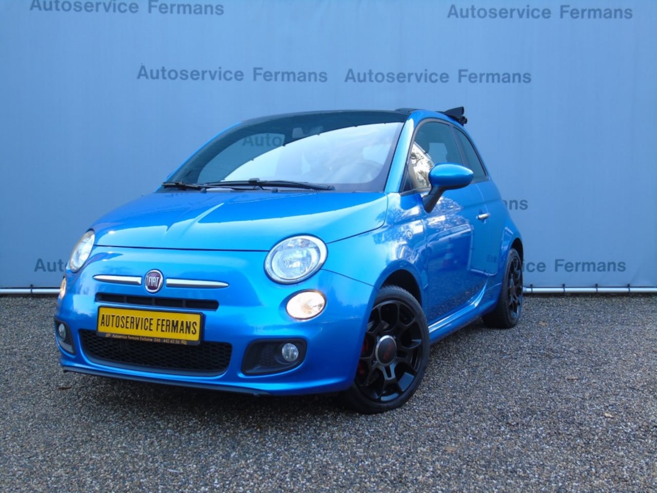 Fiat 500 C - 500S Twin Air Cabrio - 2014 - 67DKM - Leer - Navi - AutoWereld.nl