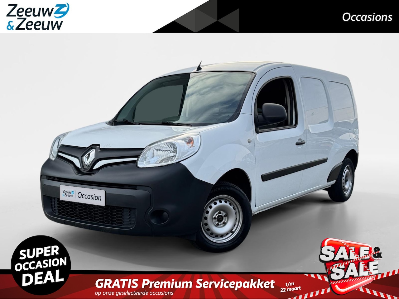 Renault Kangoo - 1.5 - 95PK Blue dCi Comfort Maxi | BPM VRIJ | 1e eigenaar | Airco | Parkeersensoren | Blue - AutoWereld.nl