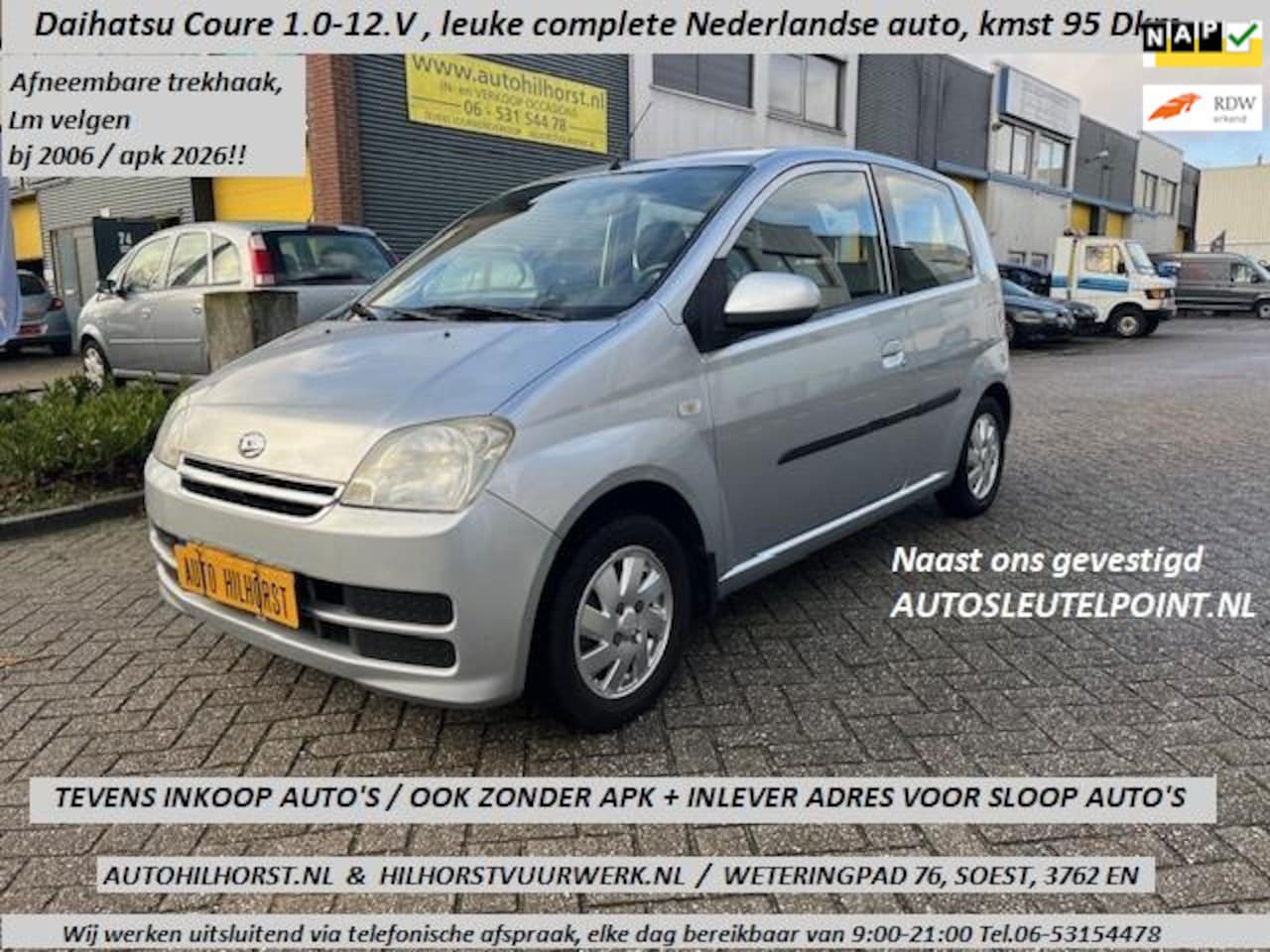 Daihatsu Cuore - 1.0-12V Azure 1.0-12V Azure, Nederlands auto , weinig km, aantoonbaar nap , apk 2026!! - AutoWereld.nl