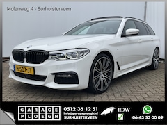 BMW 5-serie Touring - 520i M-Sport High Executive HUD Dak Leer Trekhaak Edition M-pakket