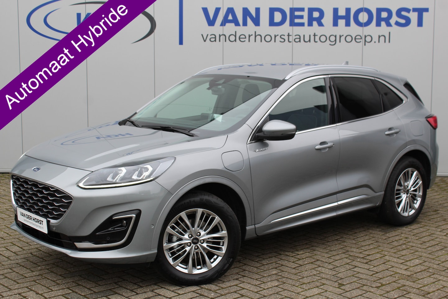 Ford Kuga - 2.5-225pk PHEV Vignale Hybrid-AUTOMAAT ! Zeer chique verschijning, slechts 12.000km. Fabr. - AutoWereld.nl