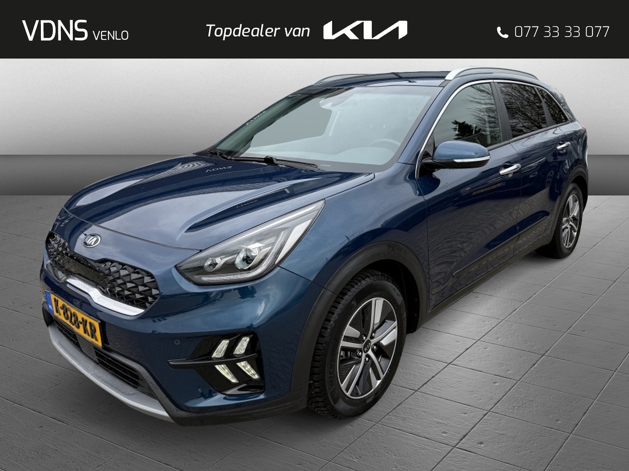 Kia Niro - 1.6 GDi HEV DynamicPlusline NAVI + TREKHAAK + ZEER COMPLEET - AutoWereld.nl