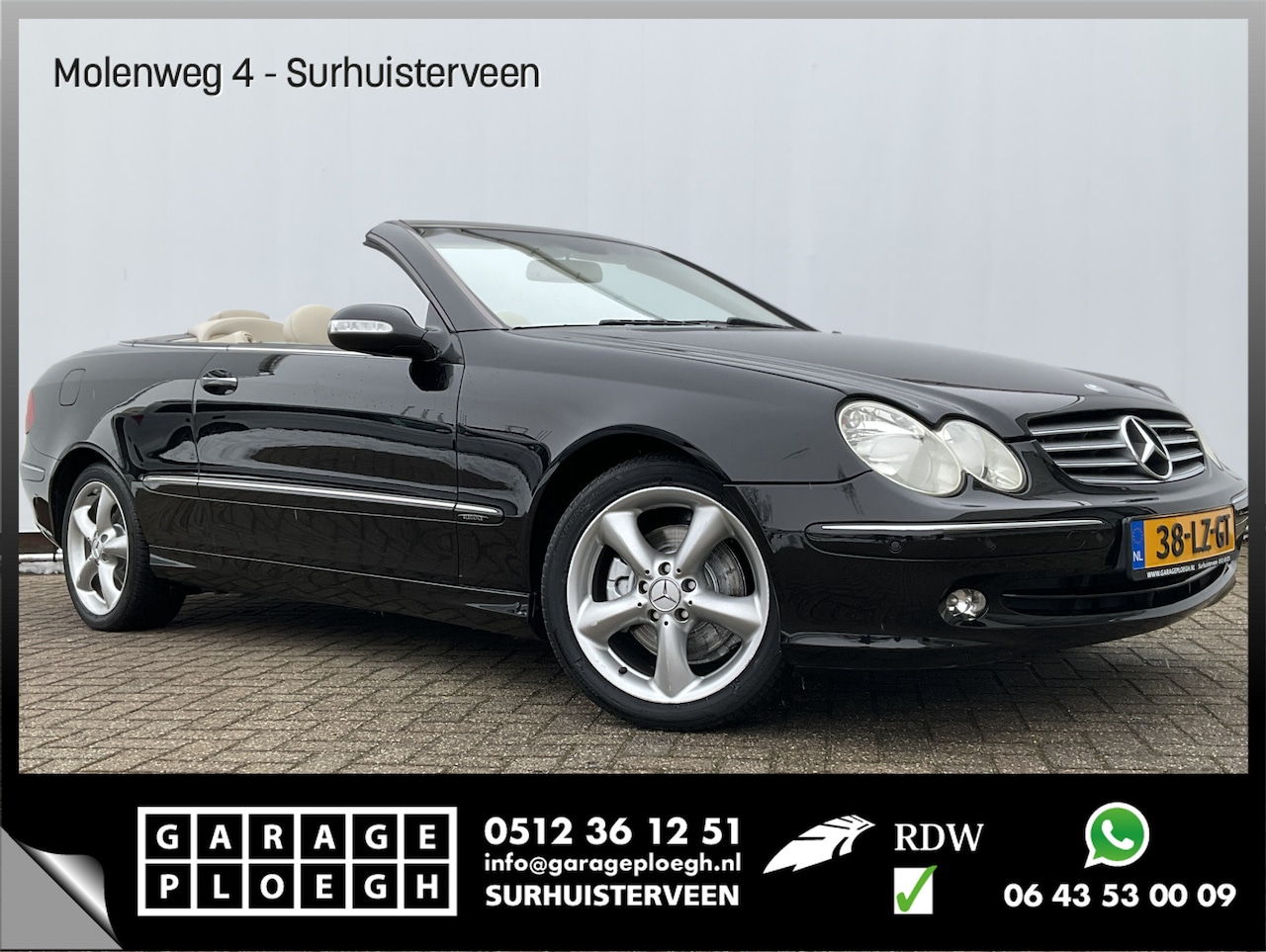 Mercedes-Benz CLK-klasse Cabrio - 200 K. Autom Elegance Orig.NL Leer Historie - AutoWereld.nl