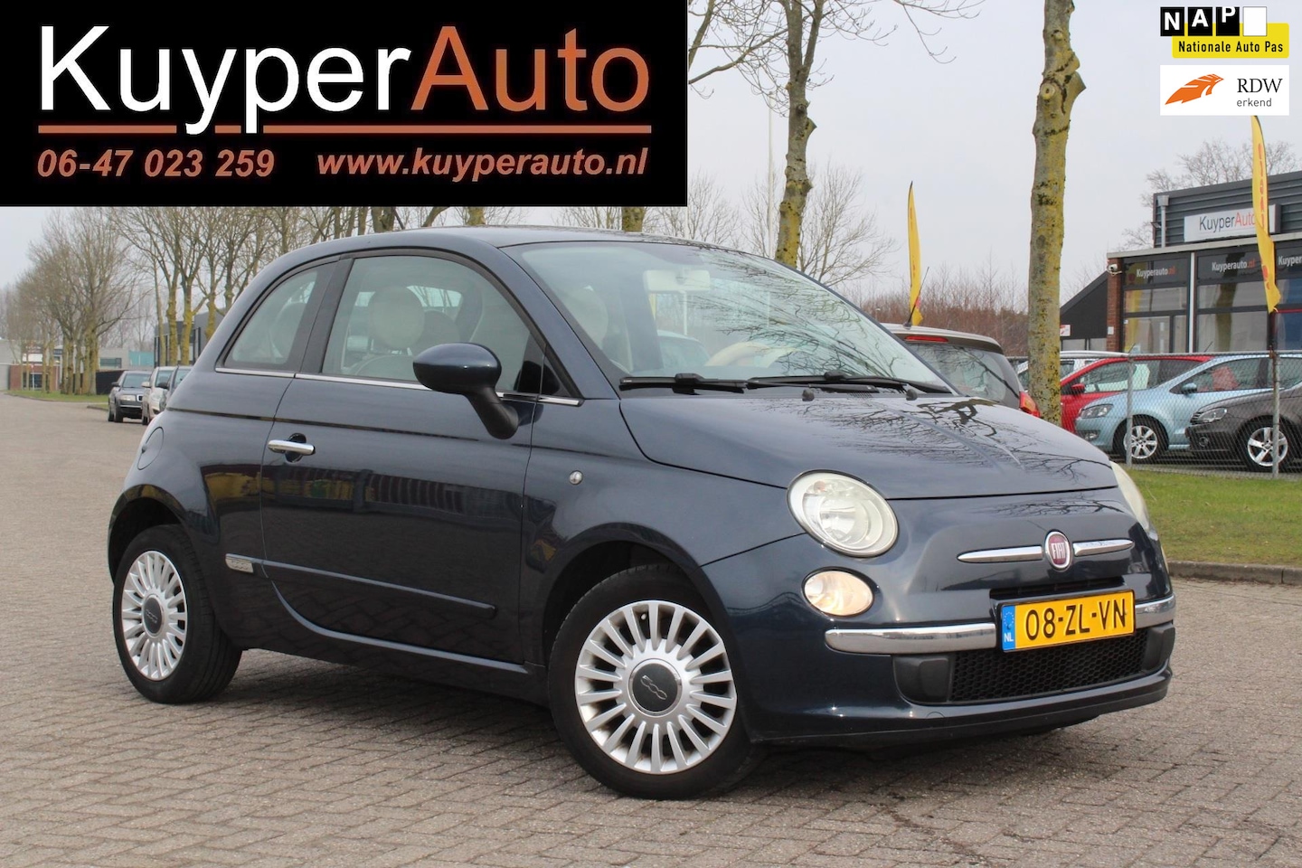 Fiat 500 - 1.2 Lounge airco nap pano nap lm - AutoWereld.nl