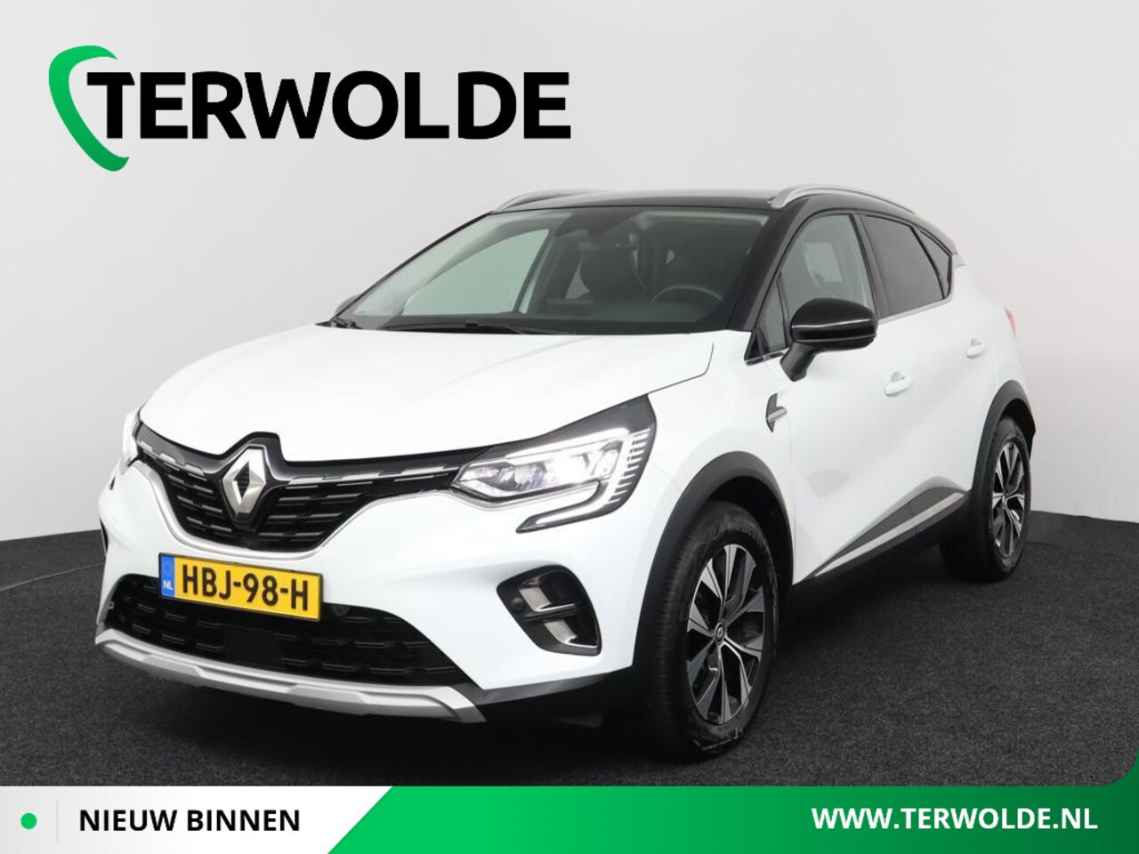 Renault Captur - 1.3 Mild Hybrid 140 techno Weinig kilometers | Groot scherm | Navigatie | Camera | - AutoWereld.nl