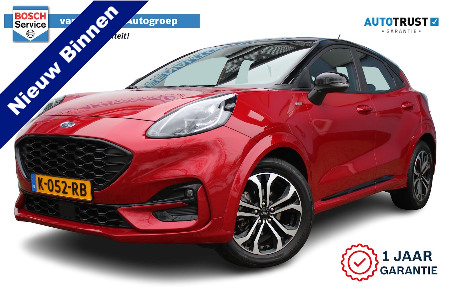 Ford Puma - 1.0 EcoBoost Hybrid ST-Line | Incl. 12 maanden Garantie | 1e Eigenaar | Lane assist | Zwar - AutoWereld.nl