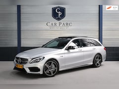 Mercedes-Benz C-klasse Estate - AMG 43 4MATIC LED/SFEER/PANO/LEER+S.VERWARMING+MEMORY/18"LMV/CAM/LINE/ECC/12 MDN GARANTIE