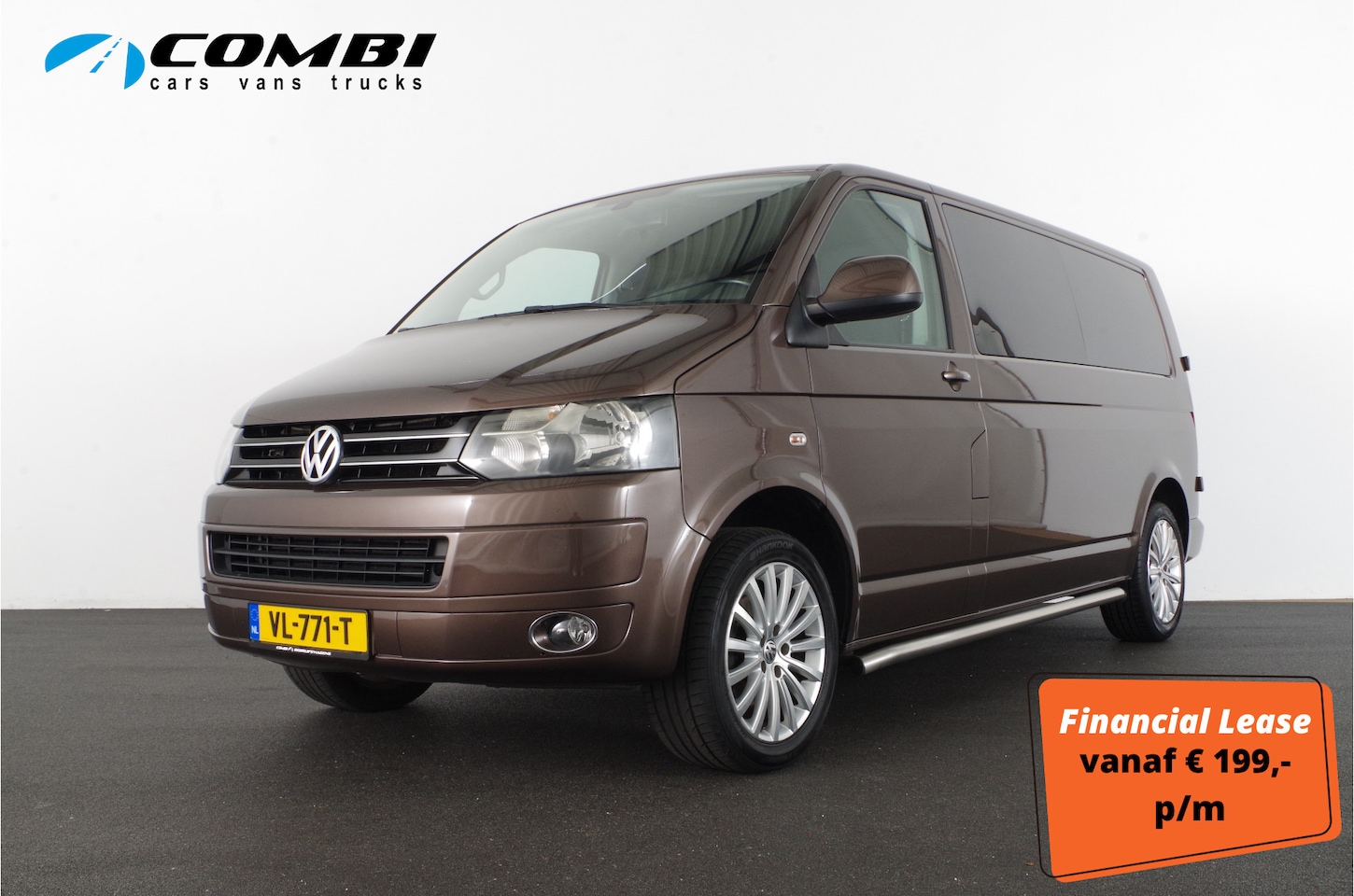 Volkswagen Transporter - 2.0 TDI BM L2H1 DC 180pk > in 2021 motor vervangen/gereviseerd | trekhaak | dubbele cabine - AutoWereld.nl