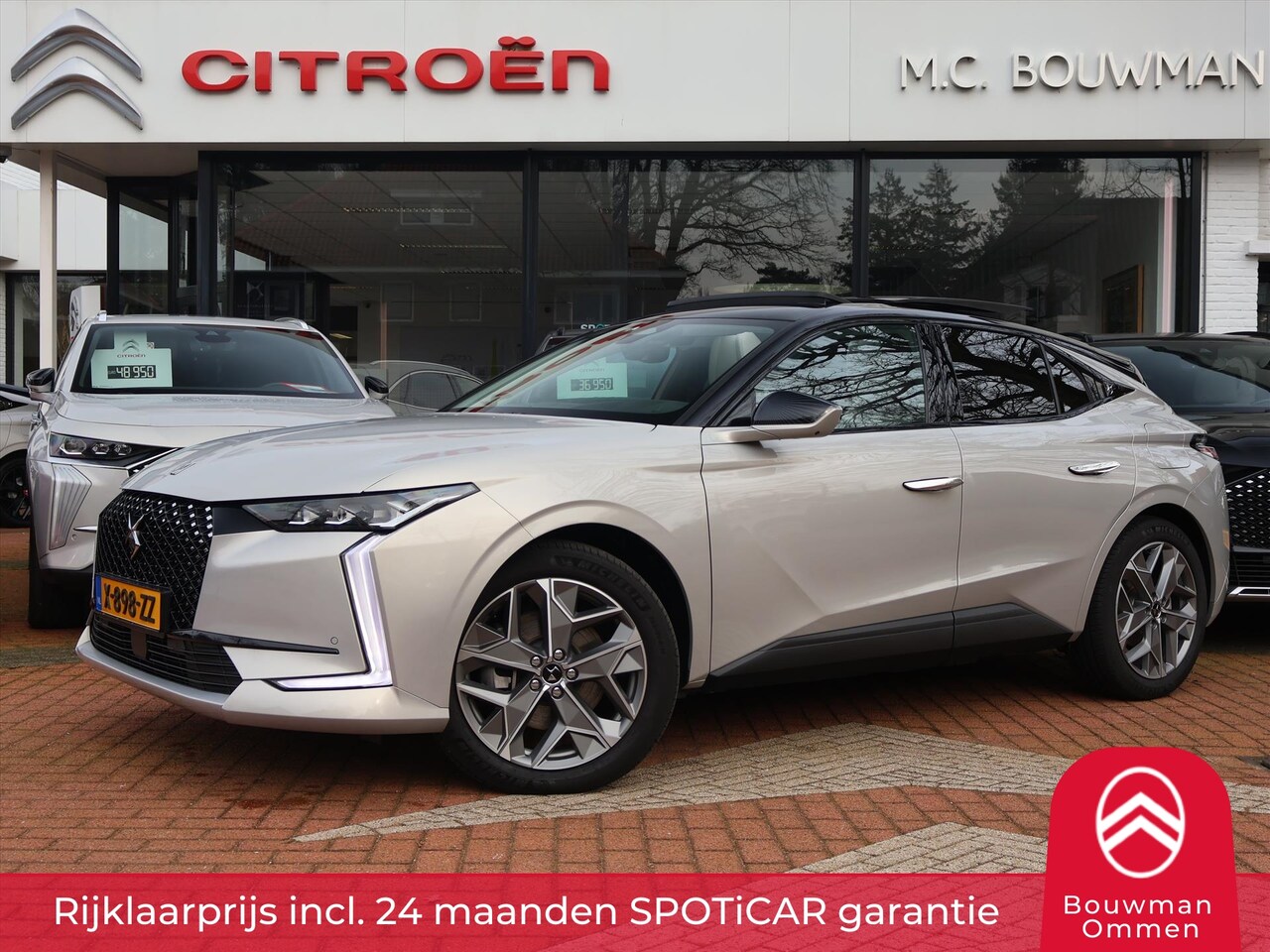 DS 4 - E-Tense Hybride 225PK eEAT8 Automaat Esprit de Voyage, Rijklaarprijs | Panoramadak | Focal - AutoWereld.nl