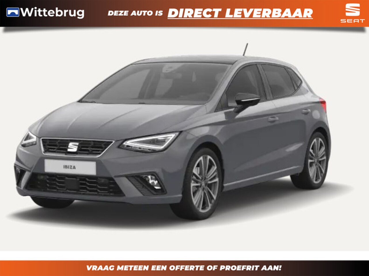 Seat Ibiza - 1.0 EcoTSI 115 PK FR Anniversary 18 inch lichtmetalen velgen / Cruise Control / Parkeersen - AutoWereld.nl