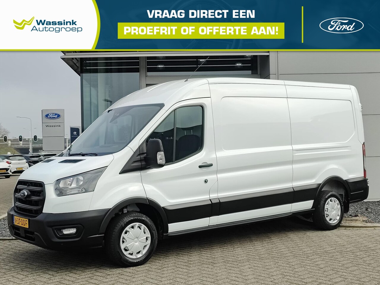 Ford Transit - GB 350 L3H2 TDCi 130pk FWD Trend | Sync4 | Navigatie | - AutoWereld.nl