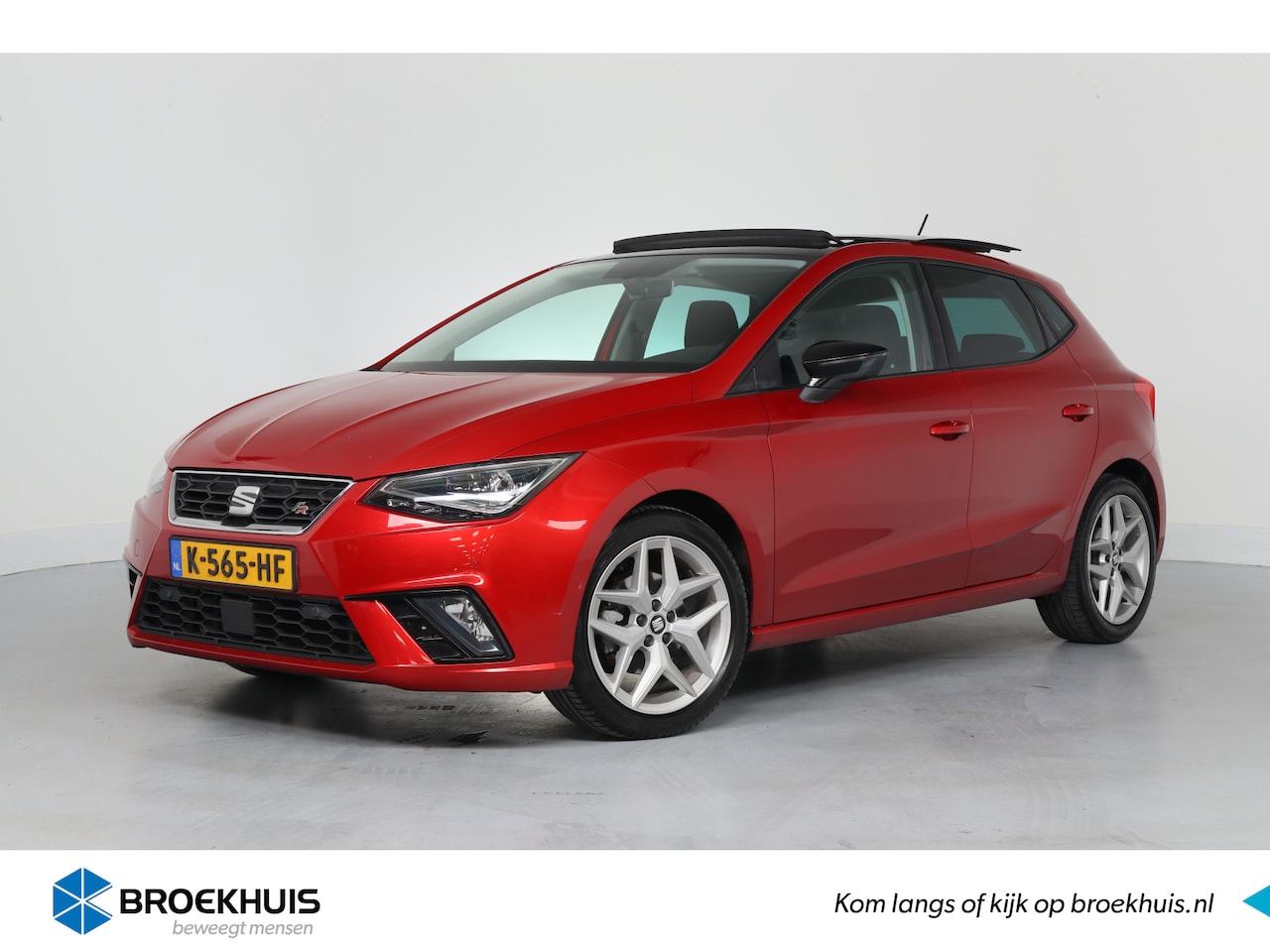 Seat Ibiza - 1.0 TSI FR Business Intense Automaat | Open Dak | Navi | Clima | Cruise Adaptive | Camera - AutoWereld.nl