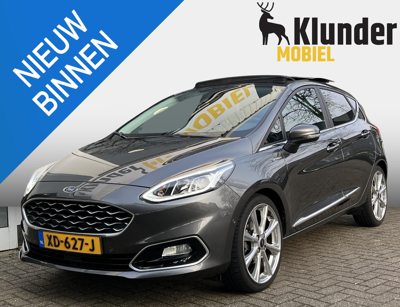 Ford Fiesta - 1.0 EcoBoost Vignale |Panoramadak|B&O|Leder| - AutoWereld.nl