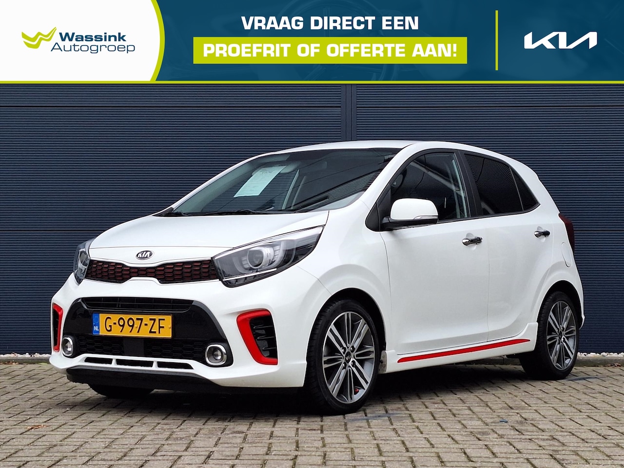 Kia Picanto - 1.0 T-GDi 100pk 5-zits GT-Line | Camera _ Clima | Navigatie | Stoelen stuurverwarming - AutoWereld.nl