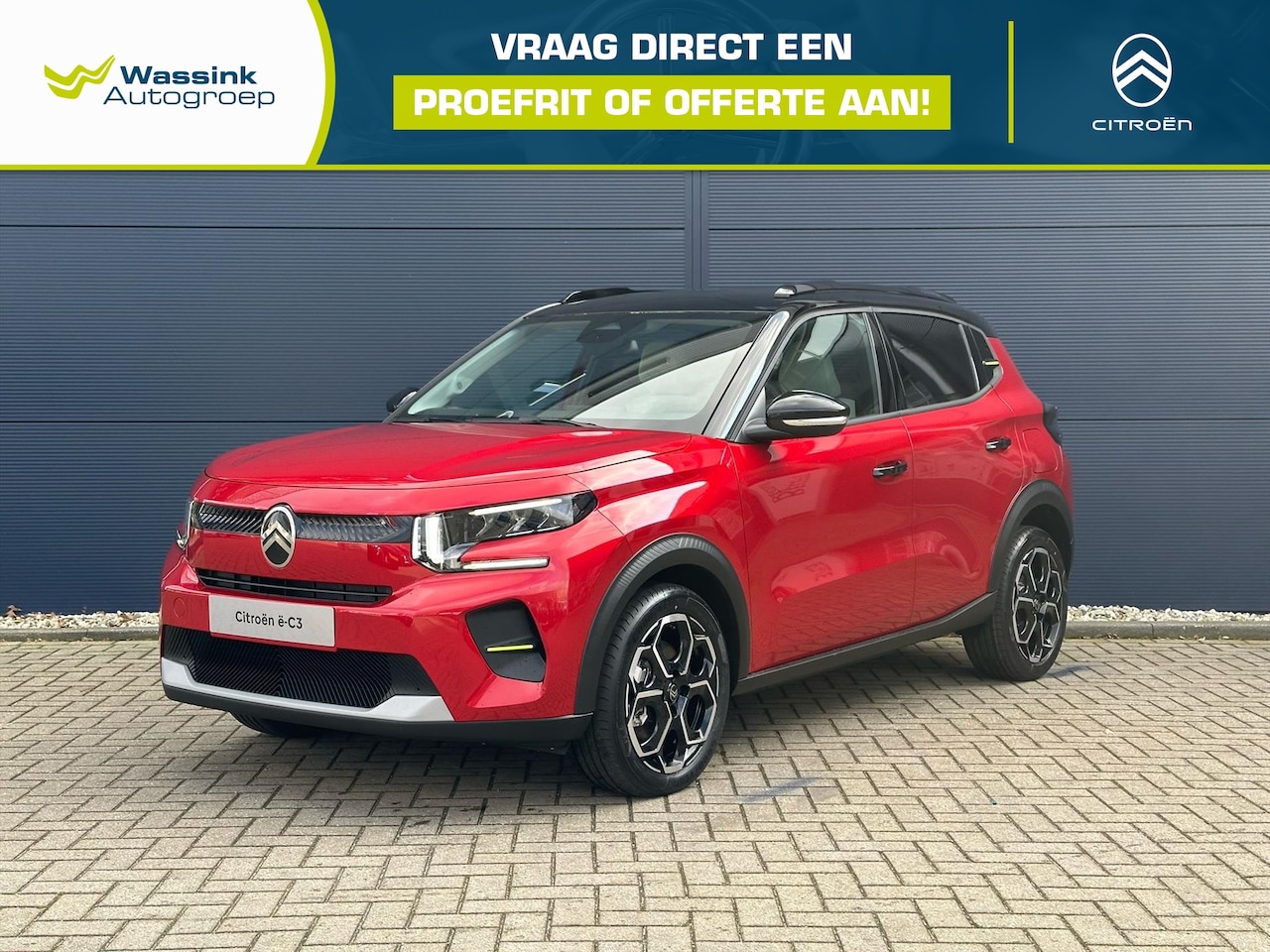 Citroën ë-C3 - EV 44kWh 113pk Max | 11kW Boordlader | Apple CarPlay/ Android Auto | Navigatie | Cruise Co - AutoWereld.nl