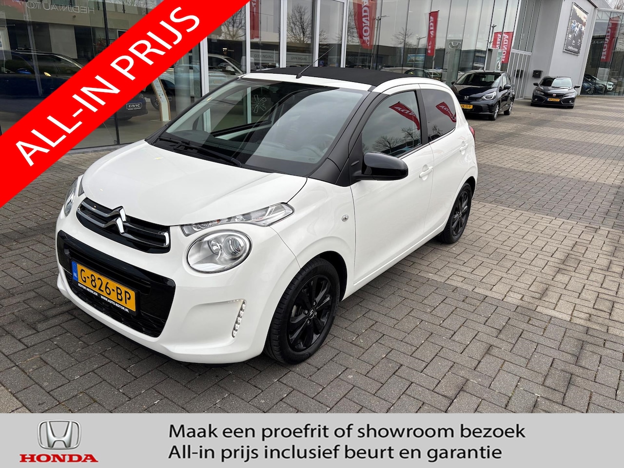 Citroën C1 - 1.0 VTi Airscape Shine | P.cam | Elektr. Dak | Winterwielen-set - AutoWereld.nl