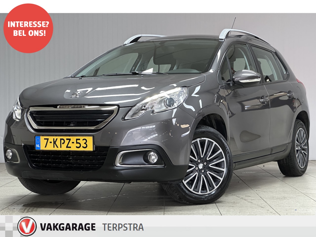 Peugeot 2008 - 1.2 VTi Active/ D-Riem Verv: 102.000 KM!/ Trekhaak/ Navi/ Clima/ Cruise/ Elek. pakket/ Iso - AutoWereld.nl