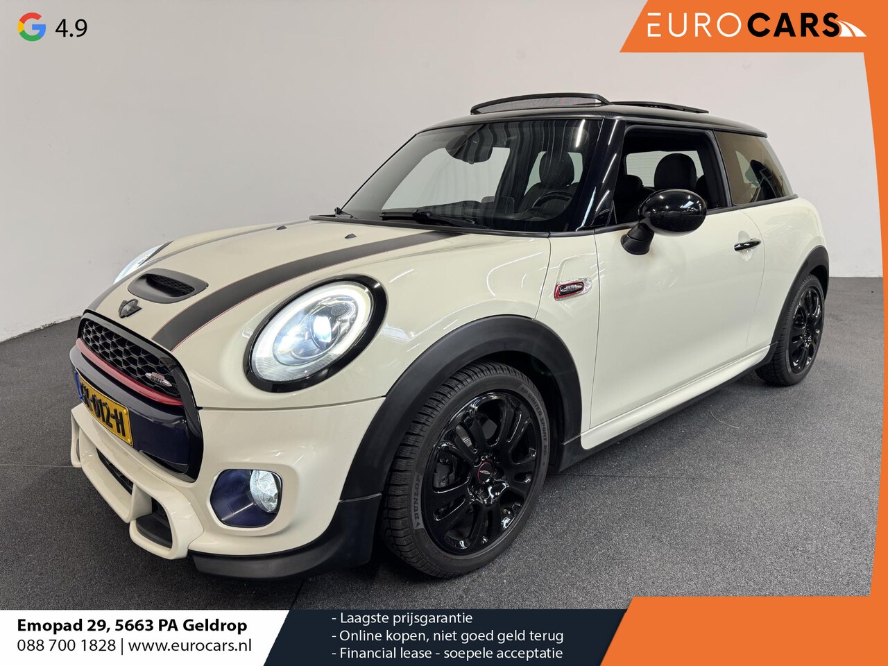 MINI Cooper S - Mini 2.0 Serious Business Volledig JCW! Automaat Navigatie Head up Display Uitlaatdemper m - AutoWereld.nl