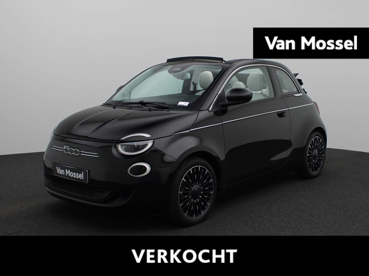 Fiat 500 C - 500e La Prima 42 kWh | Lederen interieur | Achteruitrijcamera | Full LED koplampen | ADAS - AutoWereld.nl