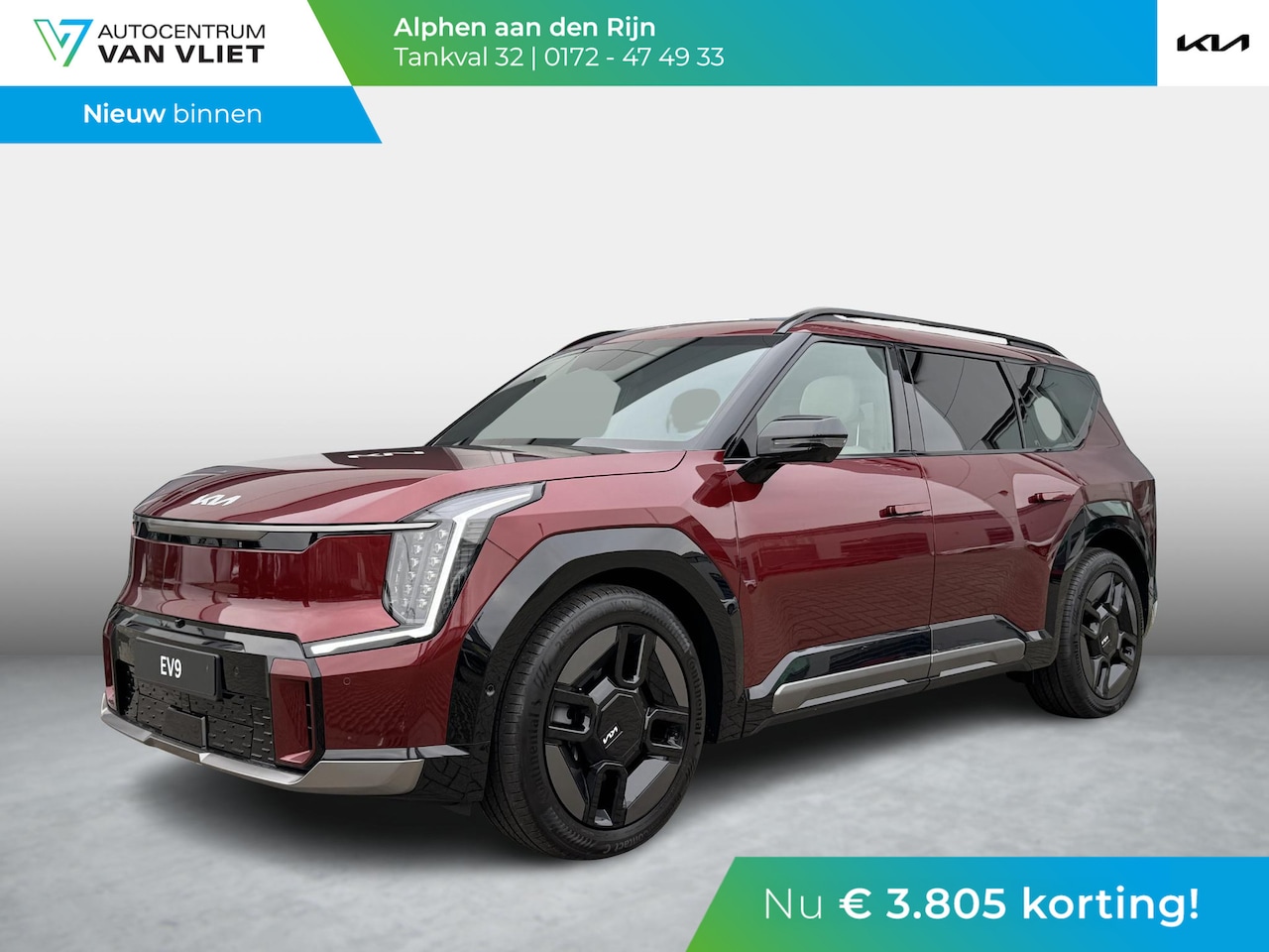 Kia EV9 - GT-Line AWD 99.8 kWh | OP VOORRAAD | SNEL RIJDEN | LUXSTE UITVOERING | - AutoWereld.nl