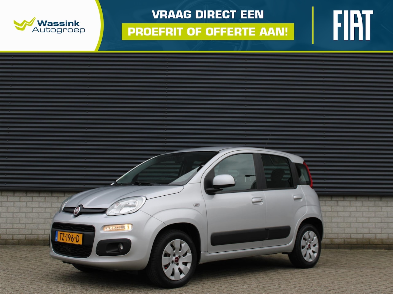 Fiat Panda - 1.2 69PK Lounge I Airconditioning I 5-Zitplaatsen I Bluetooth - AutoWereld.nl