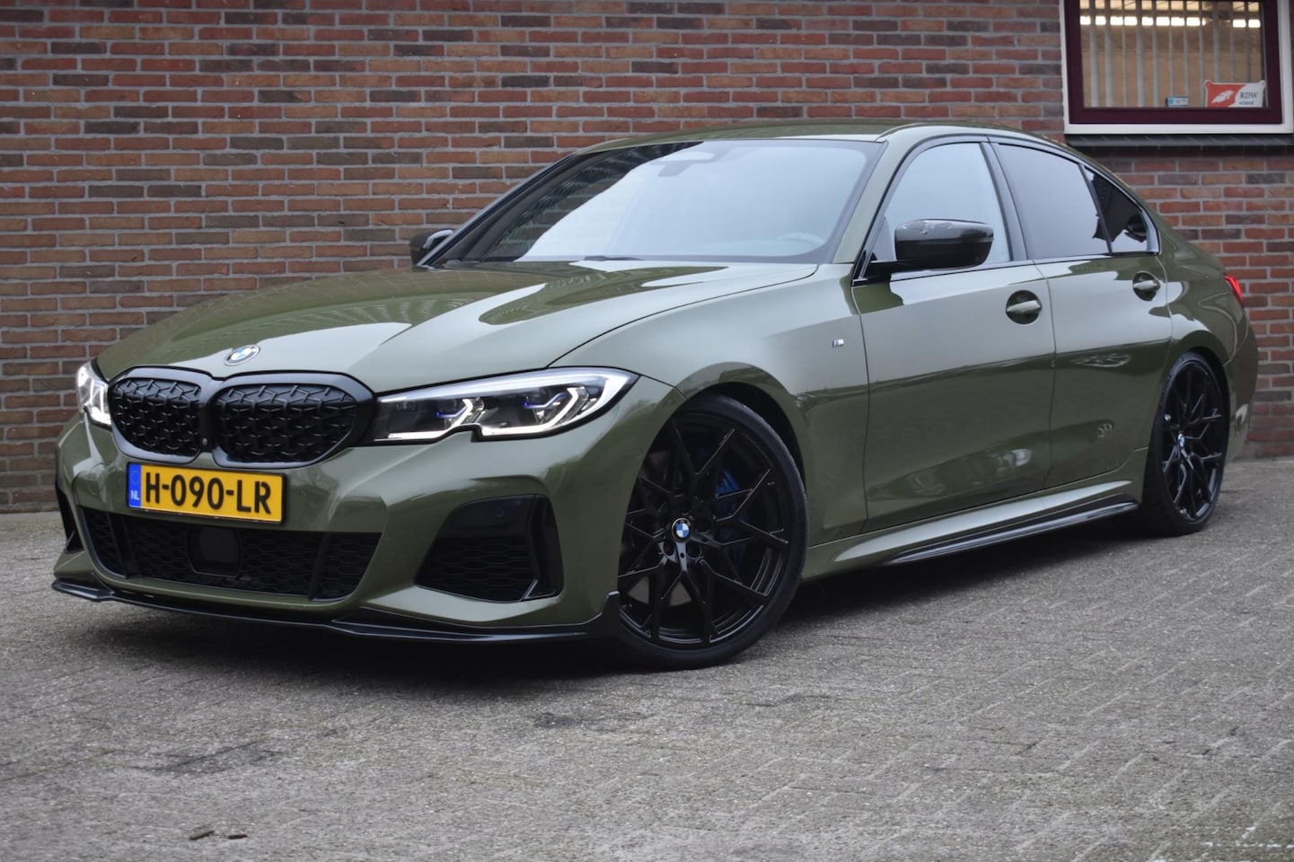 BMW 3-serie - M340i xDrive High Executive '19 LED Laser Leder Urban green Individual Cruise Inruil mogel - AutoWereld.nl