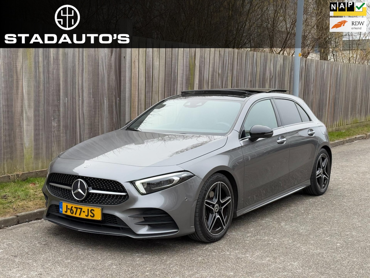 Mercedes-Benz A-klasse - 180 AMG Automaat Pano|Sfeer|Widescreen|NAP! - AutoWereld.nl