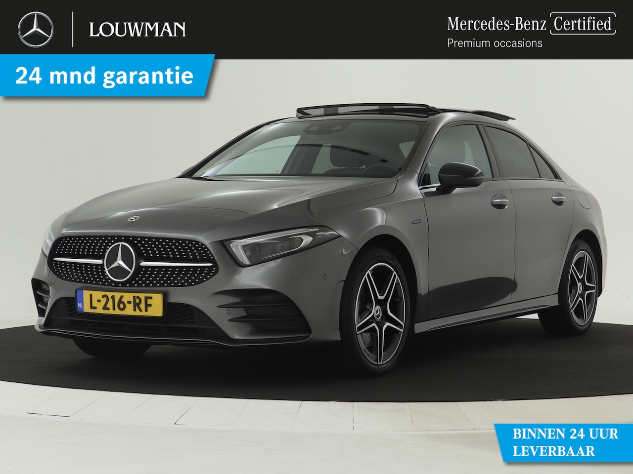 Mercedes-Benz A-klasse - 250 e Business Solution AMG | Panoramadak | Achteruitrijcamera | Nightpakket | Sfeerverlic - AutoWereld.nl