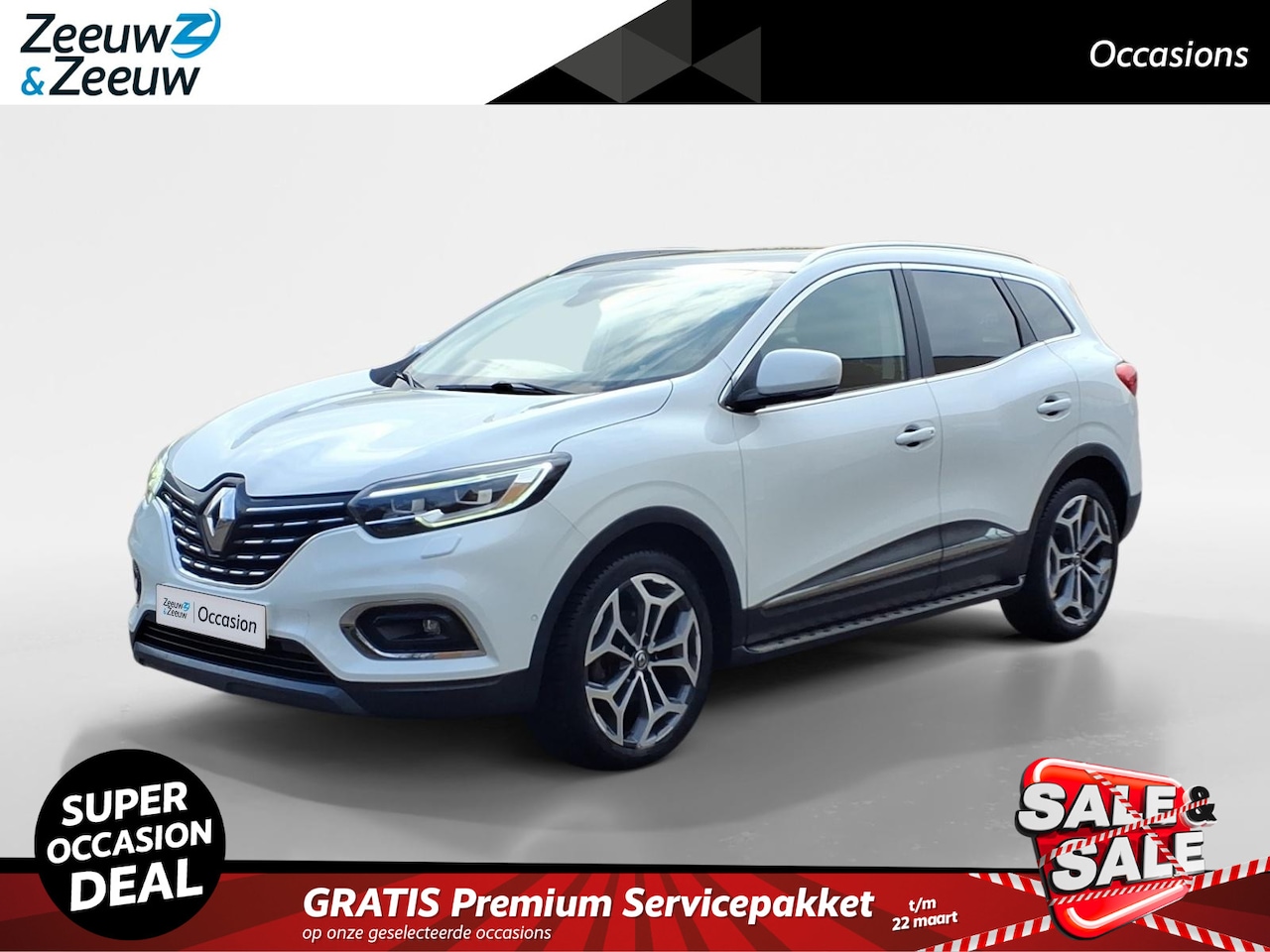 Renault Kadjar - 1.3 TCe Black Edition Panorama dak| Bose | Trekhaak| Side steps| Alcantara-Leer | Metallic - AutoWereld.nl