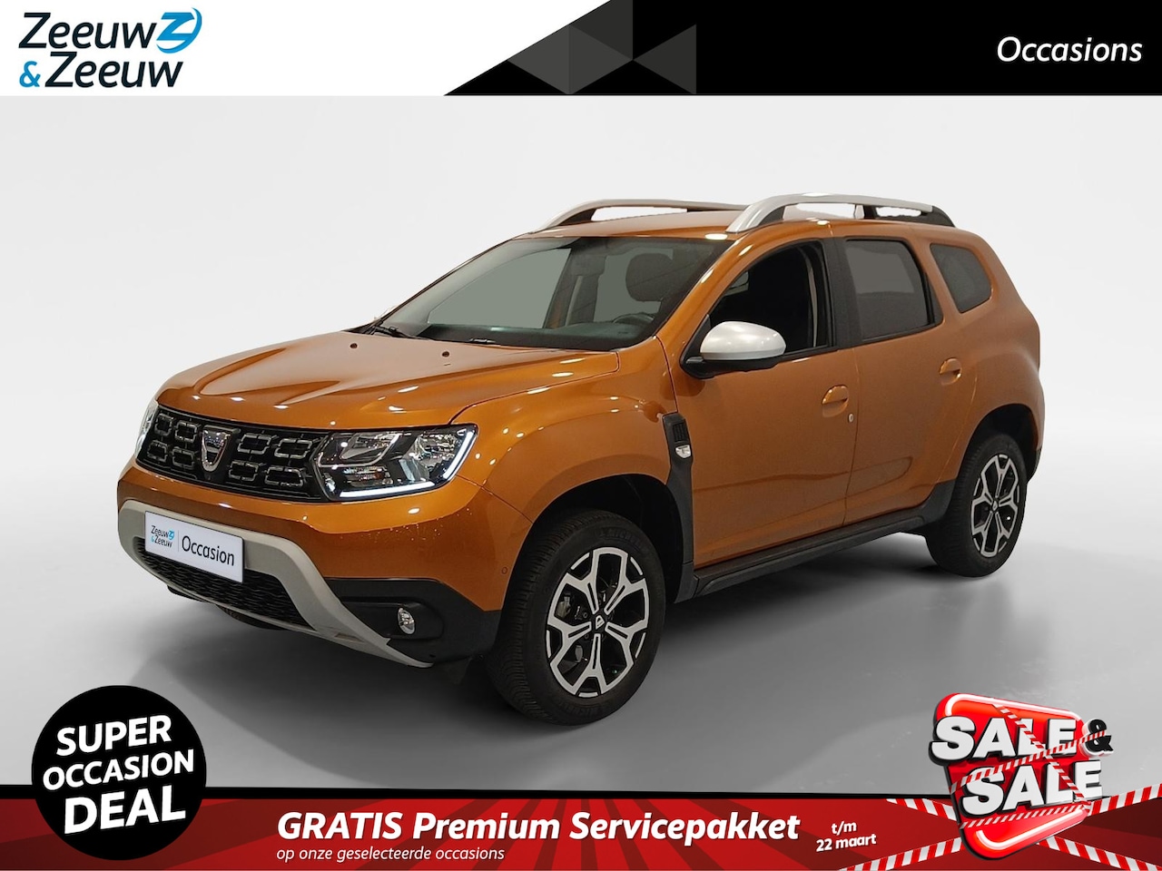 Dacia Duster - 1.0 TCe Bi-Fuel Prestige *Navigatie*Camera*Climate*Parkeersensoren*LM.Velgen*LED Verlichti - AutoWereld.nl