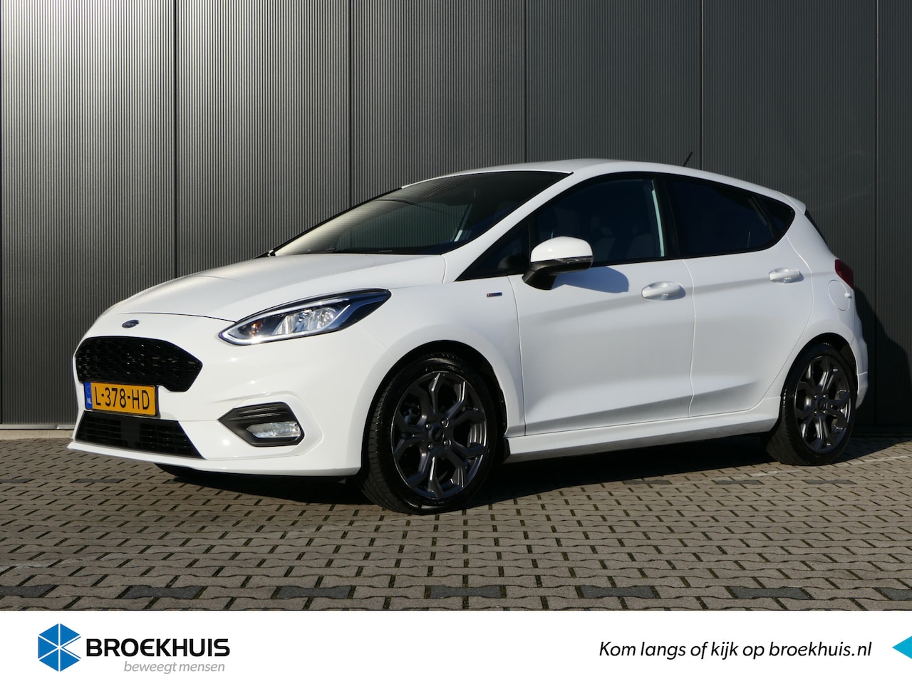 Ford Fiesta - 1.0 EcoBoost 100pk ST-Line X | Cruise control | Airco | Navi | Winterpack | Keyless entry - AutoWereld.nl