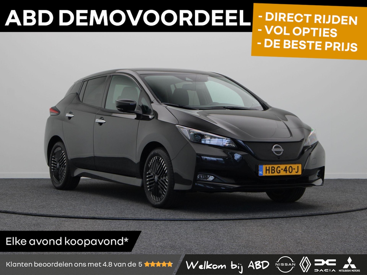 Nissan LEAF - N-Connecta 39 kWh | Rijklaar Prijs!!| Adaptieve Cruise Control | Stoelverwarming Voor en A - AutoWereld.nl