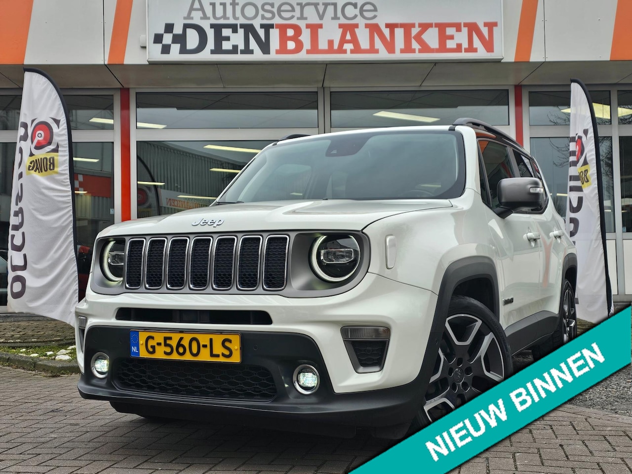 Jeep Renegade - 1.3T Freedom Automaat BJ.10-2019 / Navi / Keyless / Clima / LED Koplampen / Trekhaak / 19" - AutoWereld.nl