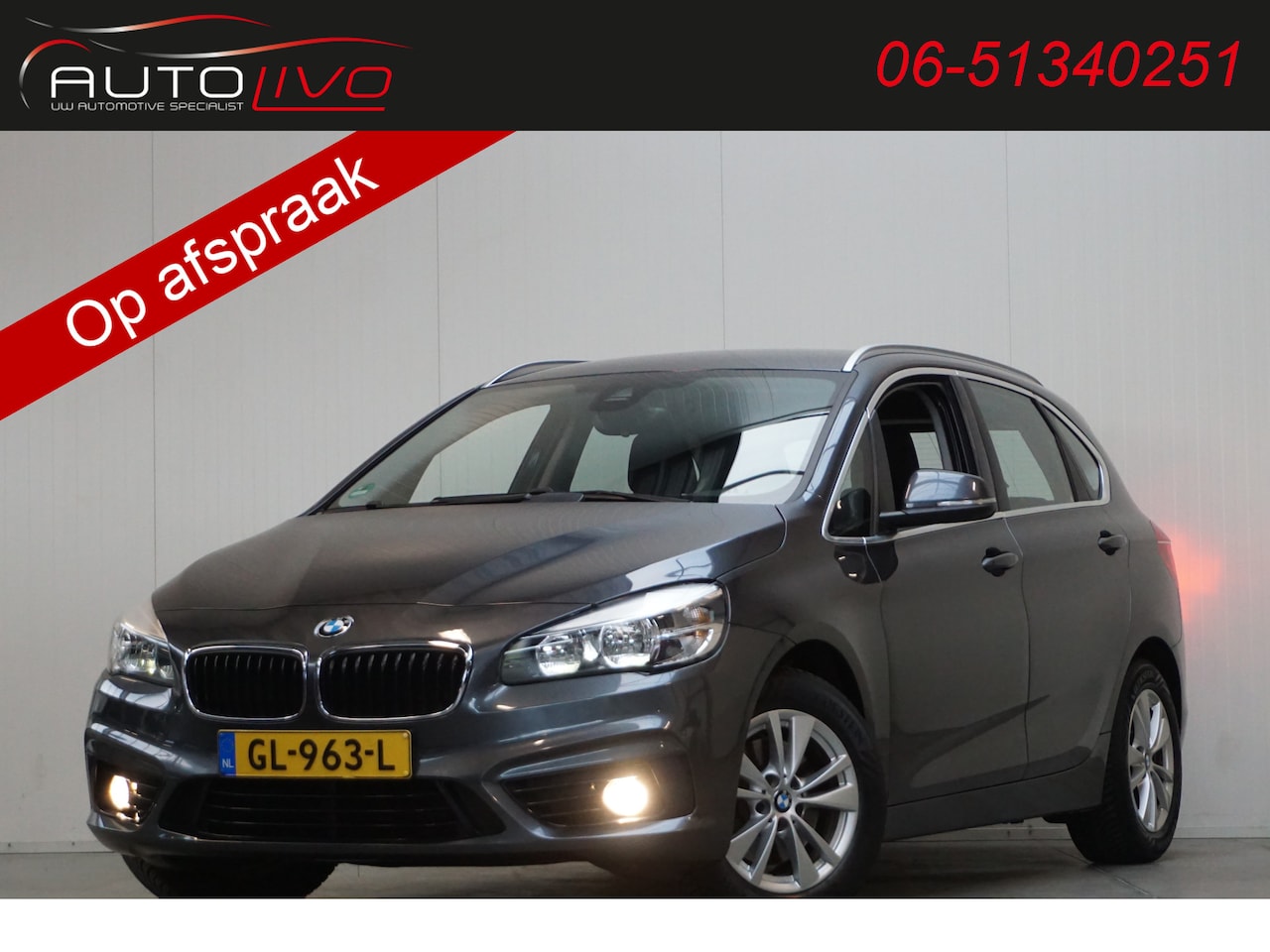 BMW 2-serie Active Tourer - 218i Sport NL AUTO! NAVI CLIMA PDC CRUISE TREKHAAK etc. - AutoWereld.nl