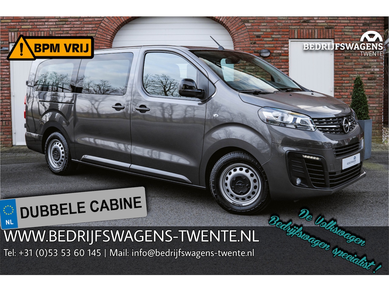 Opel Vivaro - 1.5 CDTi 120 PK 6-handbak Edition L3H1 DUB/CAB Cruise Control | Apple Carplay | 2X Schuifd - AutoWereld.nl