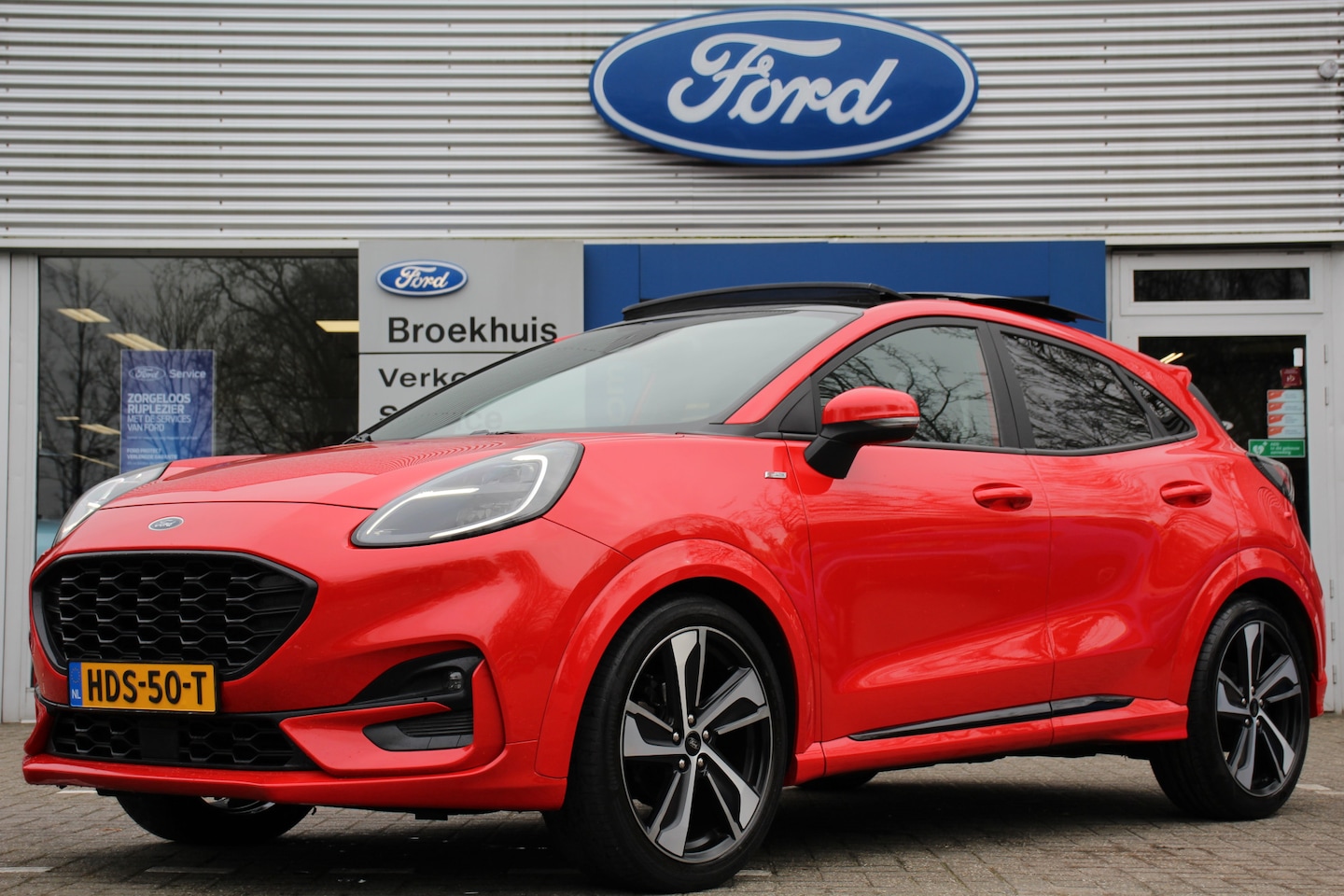 Ford Puma - 1.0EB 155PK Hybrid ST-LINE X | DEALER OH! | PANODAK | B&O AUDIO | LEDER | WINTERPACK | COM - AutoWereld.nl