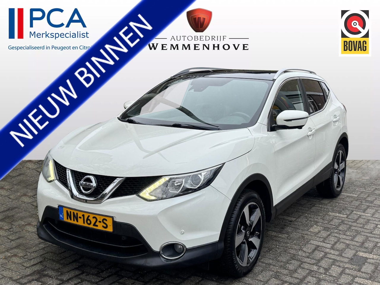 Nissan Qashqai - 1.2 N-Vision Airco/Rondomzicht camera/Pano - AutoWereld.nl