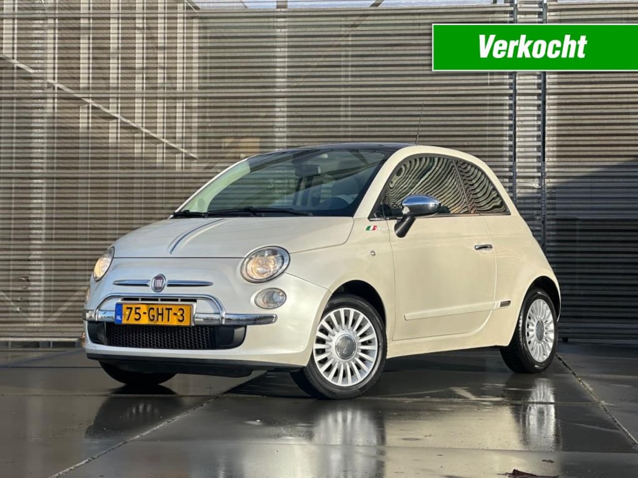 Fiat 500 - 1.2 LOUNGE AIRCO/SCHUIFDAK/LM VELGEN !! - AutoWereld.nl